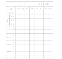 인원계획표 인원계획표